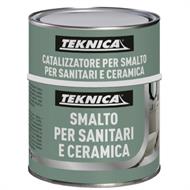 SMALTO BICOMPONENTE BIANCO x SANITARI ML.750
