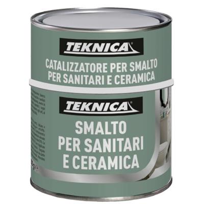 SMALTO BICOMPONENTE BIANCO x SANITARI ML.750