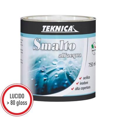 SMALTO AD ACQUA BIANCO LUCIDO ML.750
