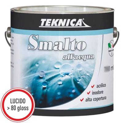 SMALTO AD ACQUA BIANCO LUCIDO LT.2,5