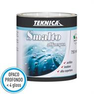 SMALTO AD ACQUA BIANCO OPACO PROFONDO ML.750