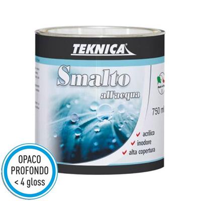 SMALTO AD ACQUA BIANCO OPACO PROFONDO ML.750