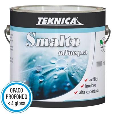 SMALTO AD ACQUA BIANCO OPACO PROFONDO LT.2,5