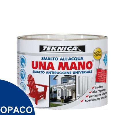 UNAMANO SMALTO ACQUA BLU OPACO ML.500