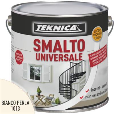SMALTO UNIVERSALE BIANCO PERLA LUCIDO RAL1013 LT.2,5