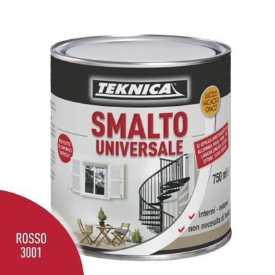 SMALTO UNIVERSALE ROSSO LUCIDO RAL3001 ML.750
