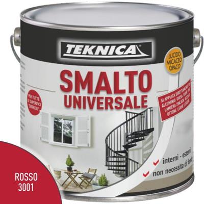 SMALTO UNIVERSALE ROSSO LUCIDO RAL3001 LT.2,5