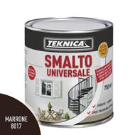 SMALTO UNIVERSALE MARRONE LUCIDO RAL8017 ML.750