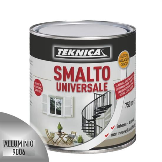 SMALTO UNIVERSALE ALLUMINIO RAL9006 ML.750