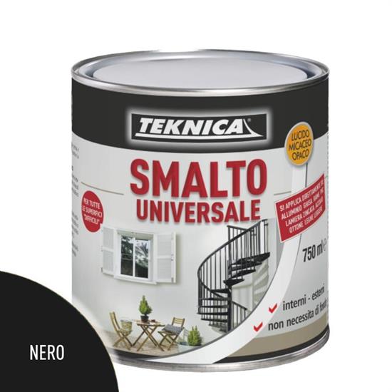 SMALTO UNIVERSALE NERO LUCIDO ML.750