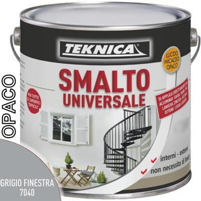 SMALTO UNIVERSALE GRIGIO FINESTRA OPACO RAL7040 LT.2,5
