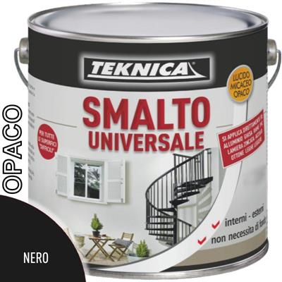 SMALTO UNIVERSALE NERO OPACO LT.2,5