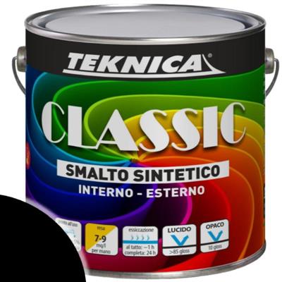 CLASSIC SMALTO NERO OPACO LT.2,5