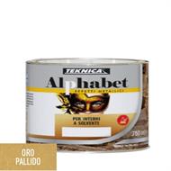 ALPHABET ORO PALLIDO SOLVENTE INTERNI ML.375