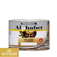ALPHABET ORO RICCO PALLIDO SOLVENTE INTERNI ML.375