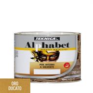 ALPHABET ORO DUCATO SOLVENTE INTERNI ML.375