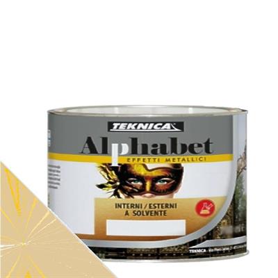 ALPHABET ORO PALLIDO SOLVENTE ESTERNI ML.375