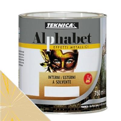 ALPHABET ORO PALLIDO SOLVENTE ESTERNI ML.750