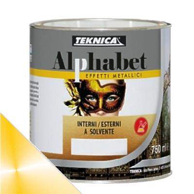 ALPHABET ORO RICCO PALLIDO SOLVENTE ESTERNI ML.750