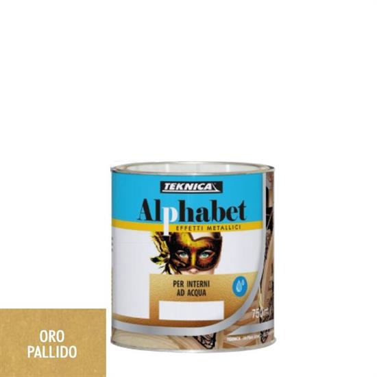 ALPHABET ORO PALLIDO ACQUA INTERNI ML.125