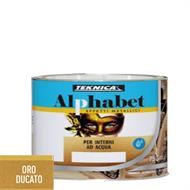 ALPHABET ORO DUCATO ACQUA INTERNI ML.375