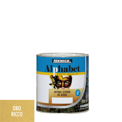 ALPHABET ORO RICCO ACQUA ESTERNI ML.125