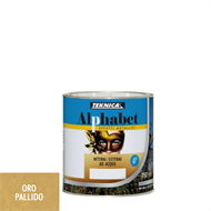 ALPHABET ORO PALLIDO ACQUA ESTERNI ML.125