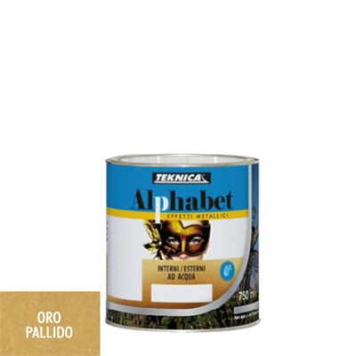 ALPHABET ORO PALLIDO ACQUA ESTERNI ML.125