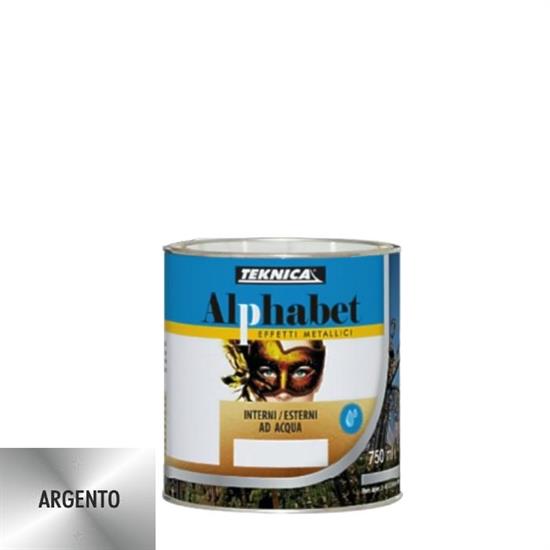 ALPHABET ARGENTO ACQUA ML.125