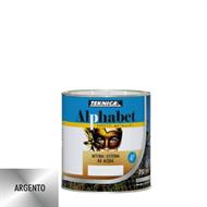 ALPHABET ARGENTO ACQUA ML.125