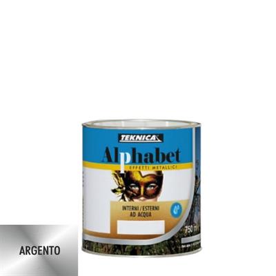ALPHABET ARGENTO ACQUA ML.125