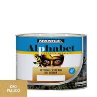 ALPHABET ORO PALLIDO ACQUA ESTERNI ML.375