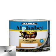 ALPHABET ARGENTO ACQUA ML.375
