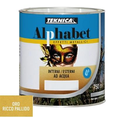 ALPHABET ORO RICCO PALLIDO ACQUA ESTERNI ML.750