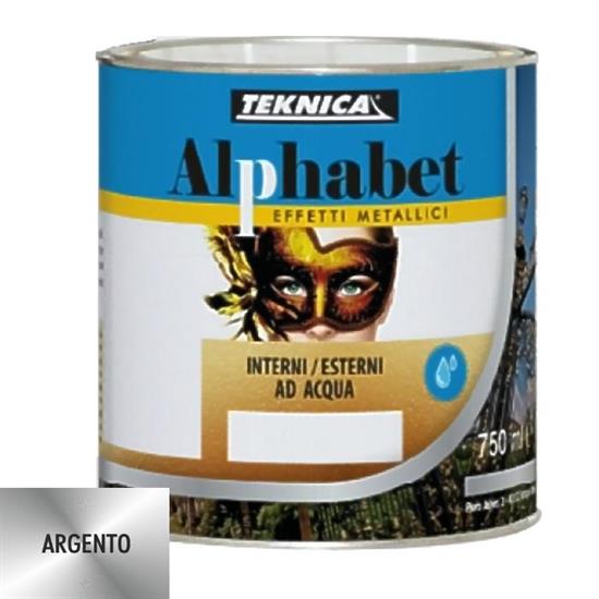 ALPHABET ARGENTO ACQUA ML.750