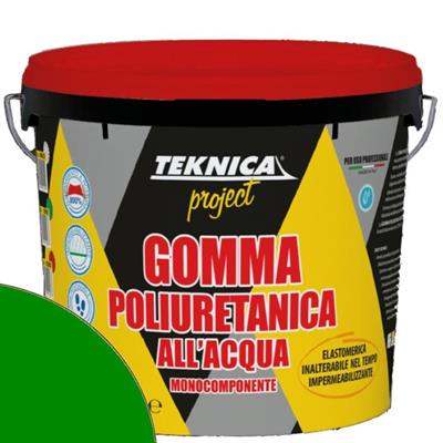 GOMMA POLIURETANICA VERDE LT.13