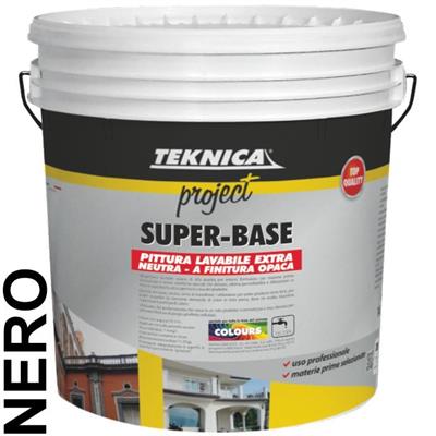SUPER BASE LAVABILE COLORE NERO LT.13