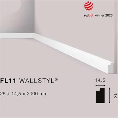 WALLSTYLFL11 CORNICE HDPS MT.2 25x14,5 cf.68 mt.