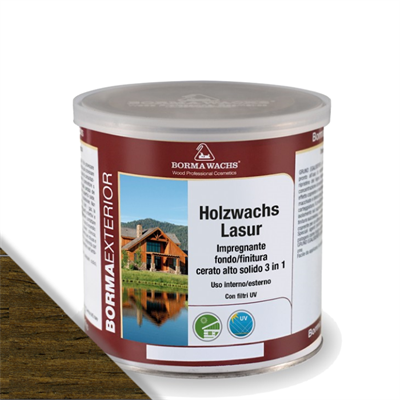 HOLZWACHS LASUR FONDO/FINITURA NOCE DORATO ML.750
