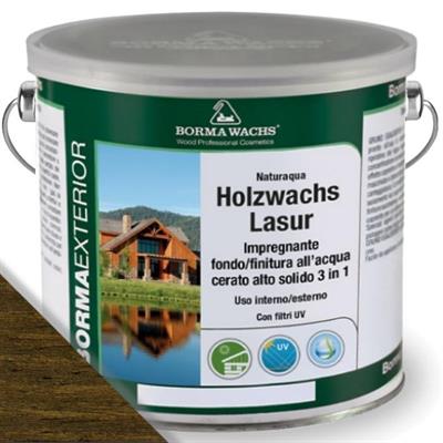 NATURAQUA HOLZWACHS LASUR NOCE DORATO LT.2,5