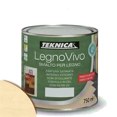 LegnoVivo smalto ad acqua avorio ML.750