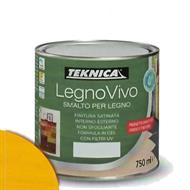 LegnoVivo smalto ad acqua giallo ML.750