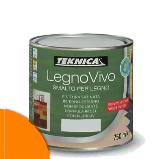 LegnoVivo smalto ad acqua arancio ML.750
