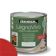 LegnoVivo smalto ad acqua rosso ML.750