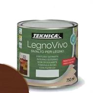 LegnoVivo smalto ad acqua testa di moro ML.750