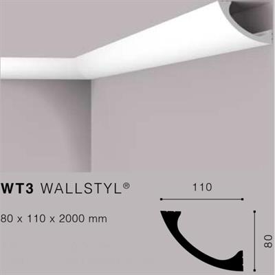 WALLSTYLWT3 CORNICE HDPS MT. 80x110 cf.12 mt.