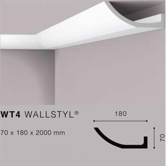 WALLSTYLWT4 CORNICE HDPS MT.2 70x180 cf.8 mt.