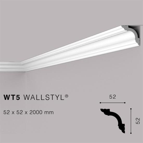 WALLSTYLWT5 CORNICE HDPS MT.2 52x52 cf.48 mt.