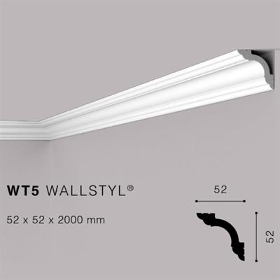 WALLSTYLWT5 CORNICE HDPS MT.2 52x52 cf.48 mt.
