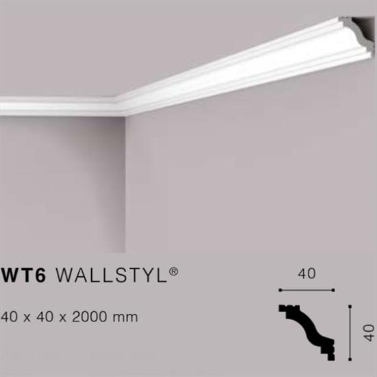 WALLSTYLWT6 CORNICE HDPS MT.2 40x40 cf.74 mt.